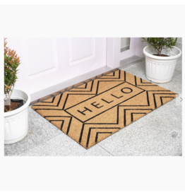 Chevron Hello Doormat