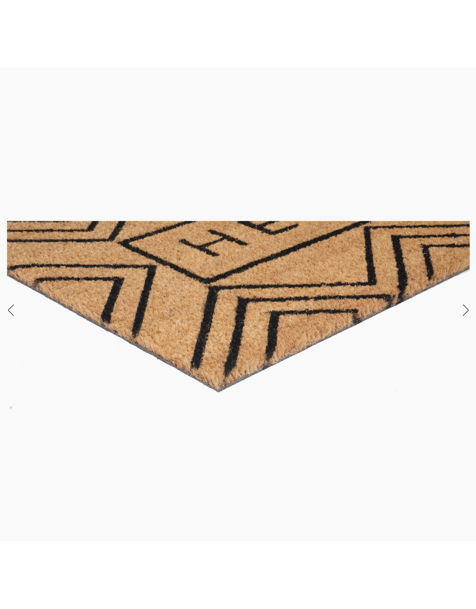 Chevron Hello Doormat
