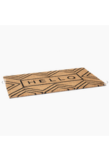 Chevron Hello Doormat