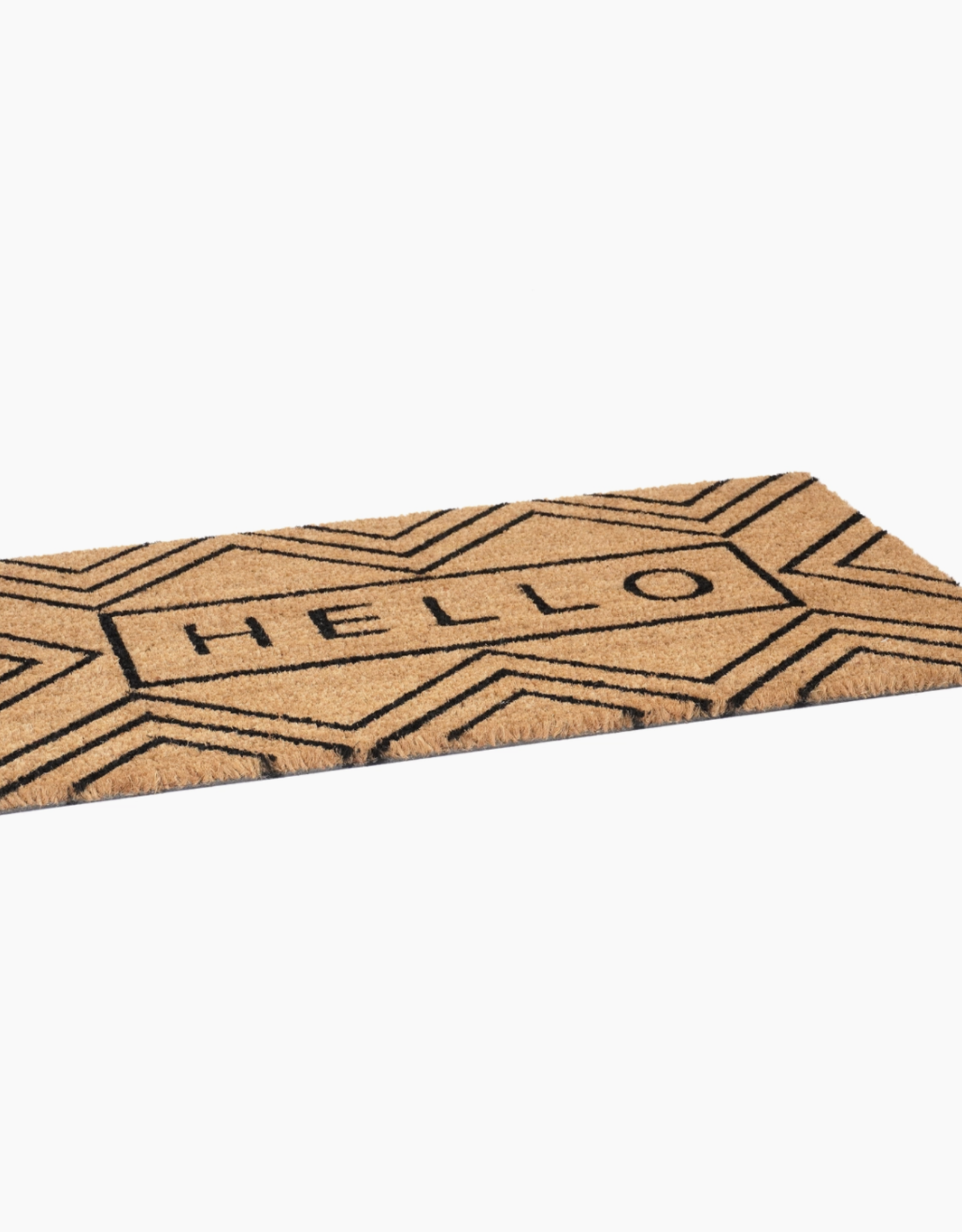 Chevron Hello Doormat