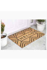 Chevron Hello Doormat