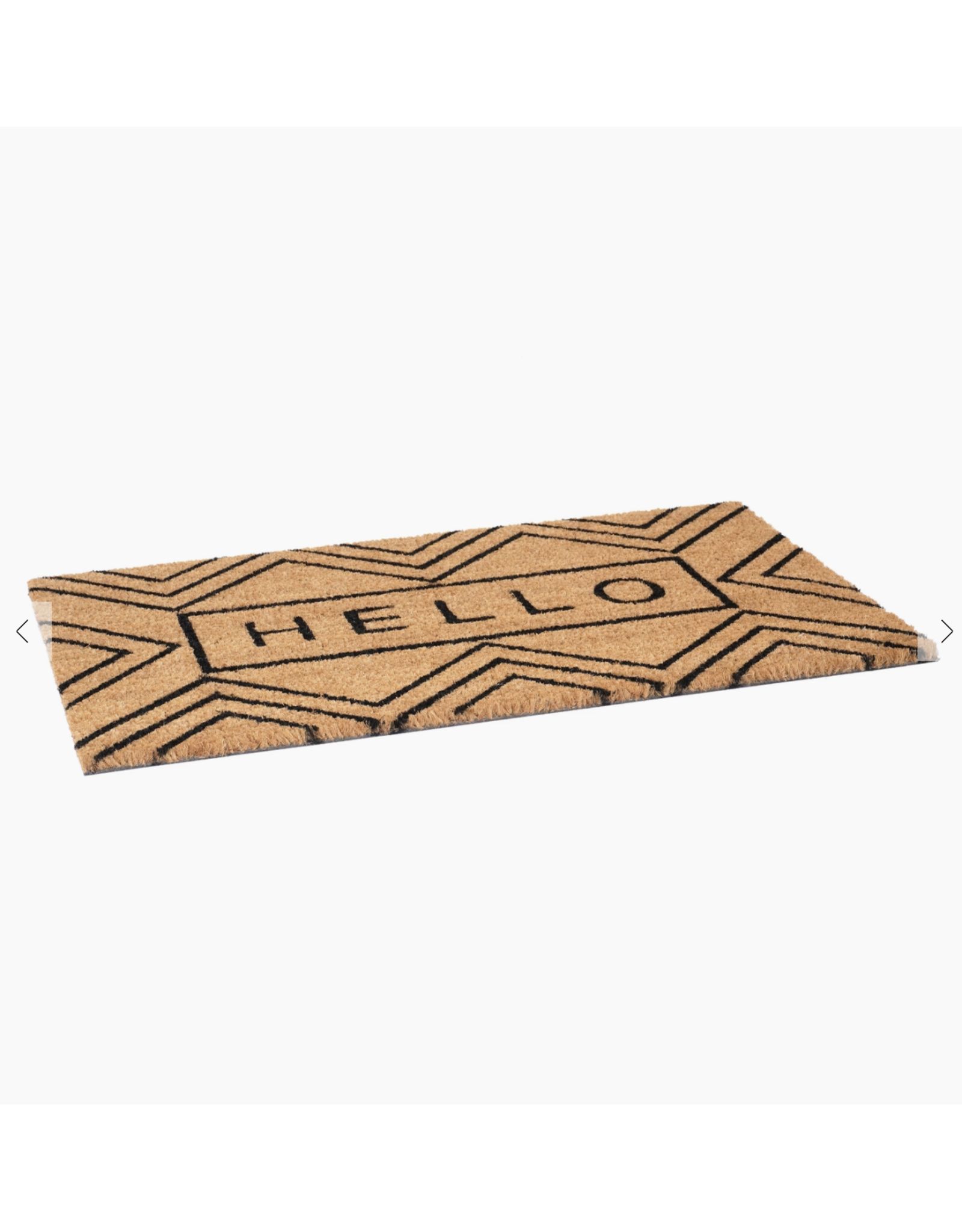 Chevron Hello Doormat