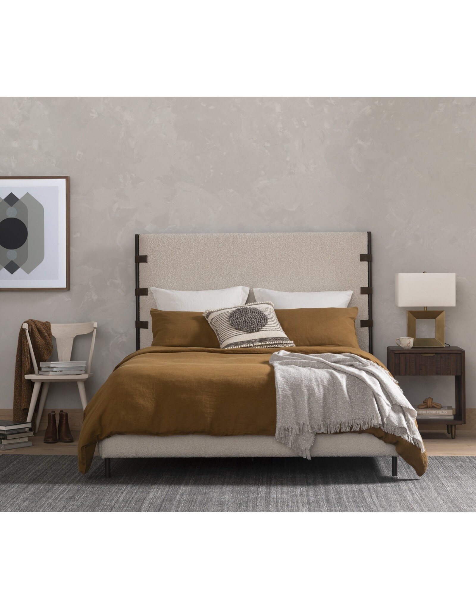Anderson Bed, Queen - Knoll Natural