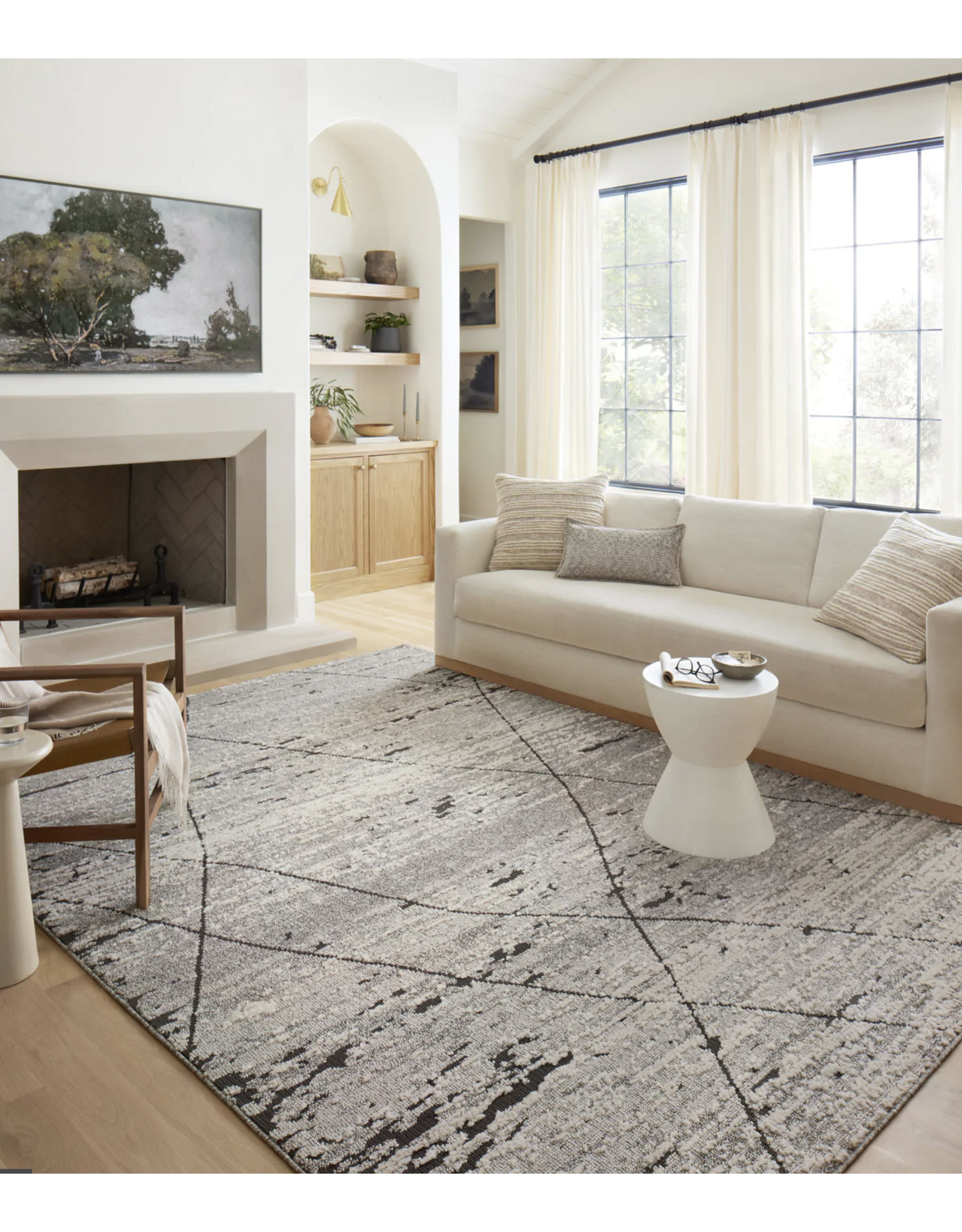 Loloi II Fabian Rug FAB-04 Grey/Charcoal