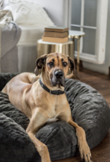 Plush Dog Bed - Charcoal