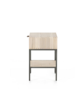 Trey Nightstand In Dove Poplar