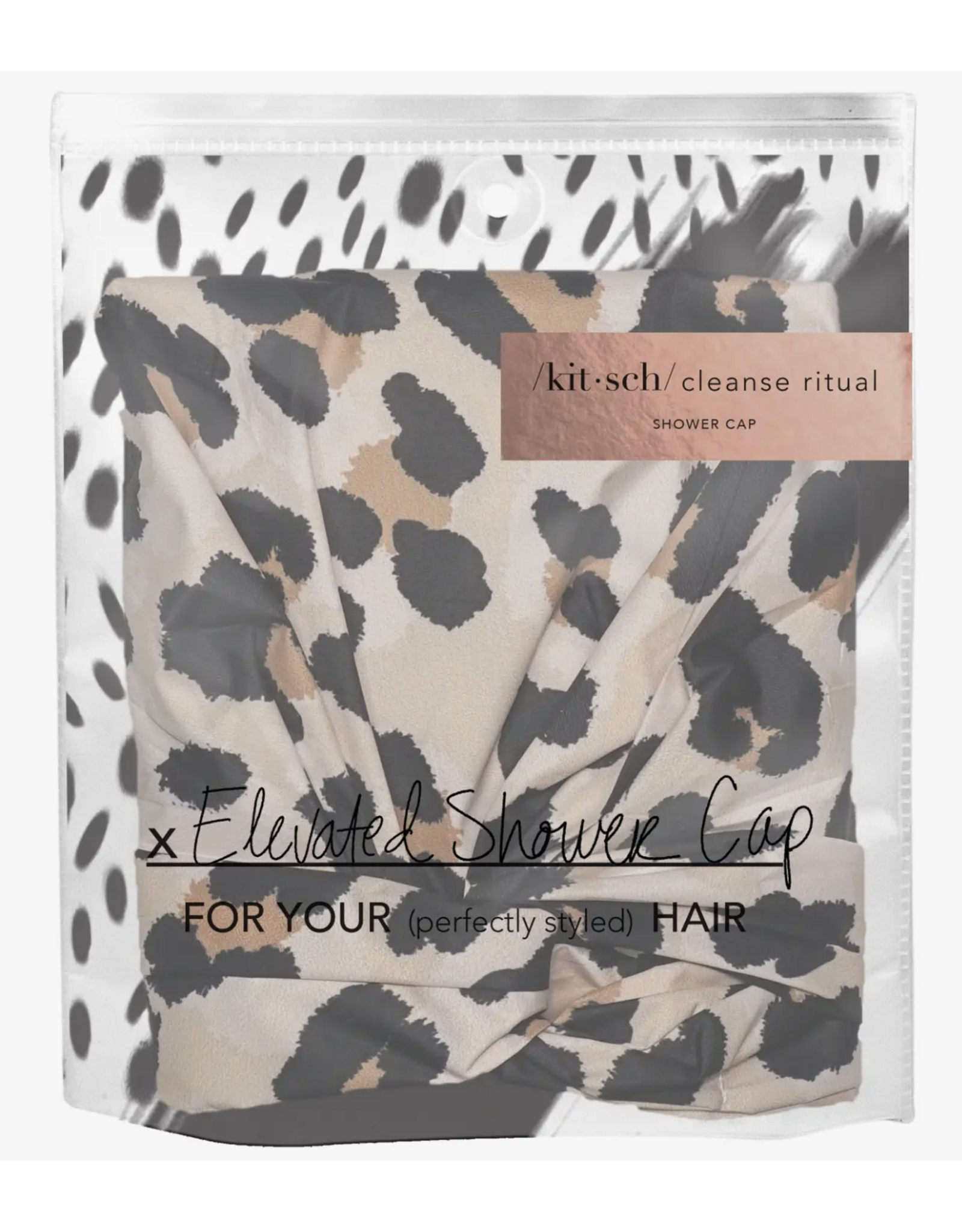 Luxury Shower Cap - Leopard