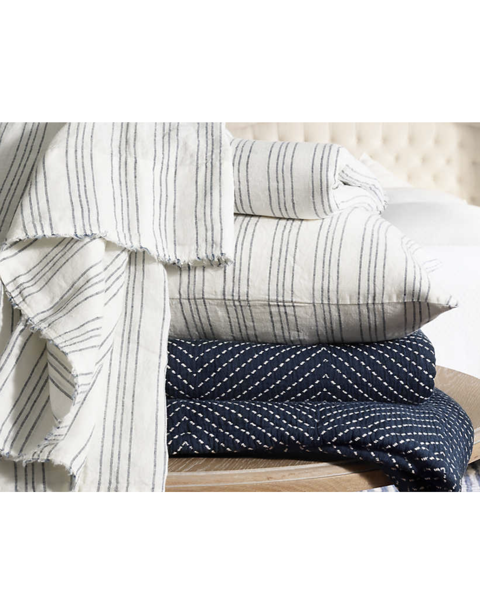 Lush Linen Stripe Duvet Cover