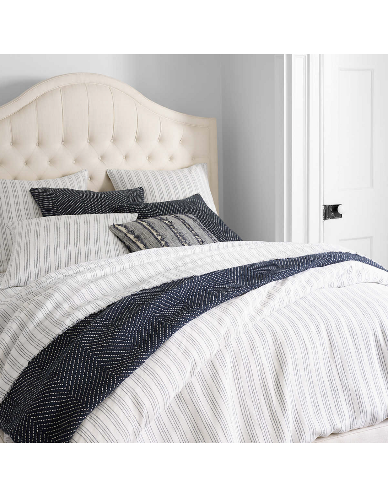 Lush Linen Stripe Duvet Cover