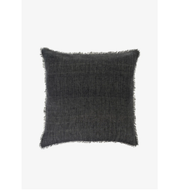 Lina Linen Pillow, Coal 24x24