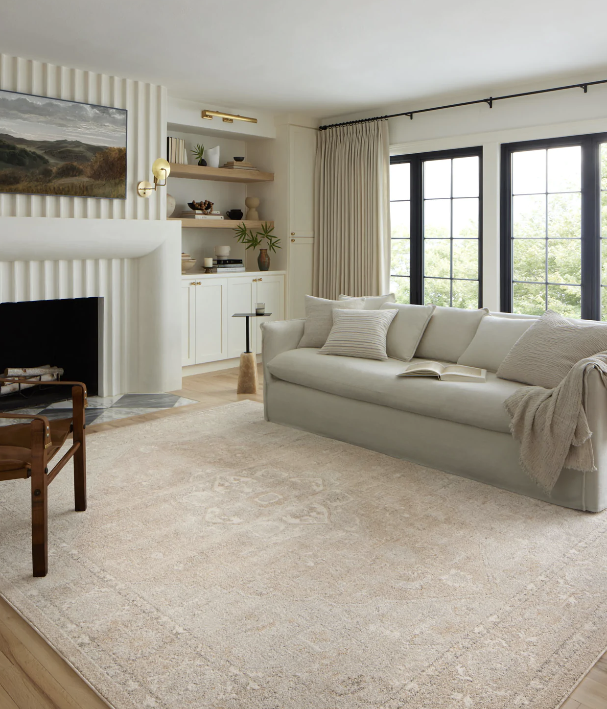 Odette Rug Beige/Silver