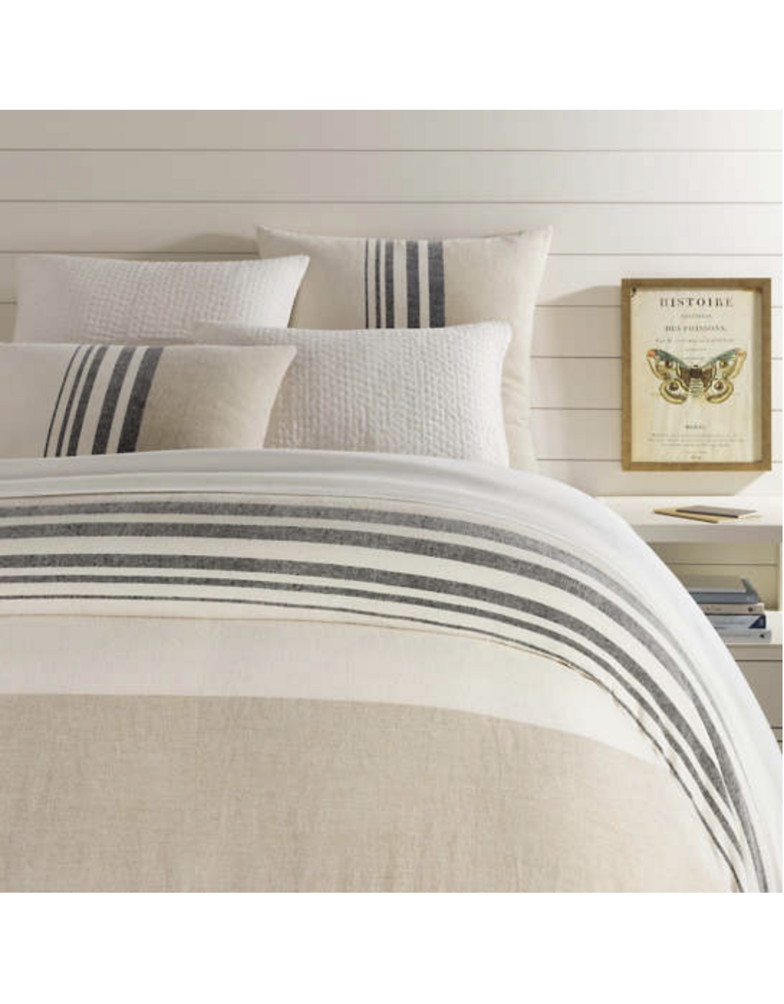 Linen Chenille Striped Sham