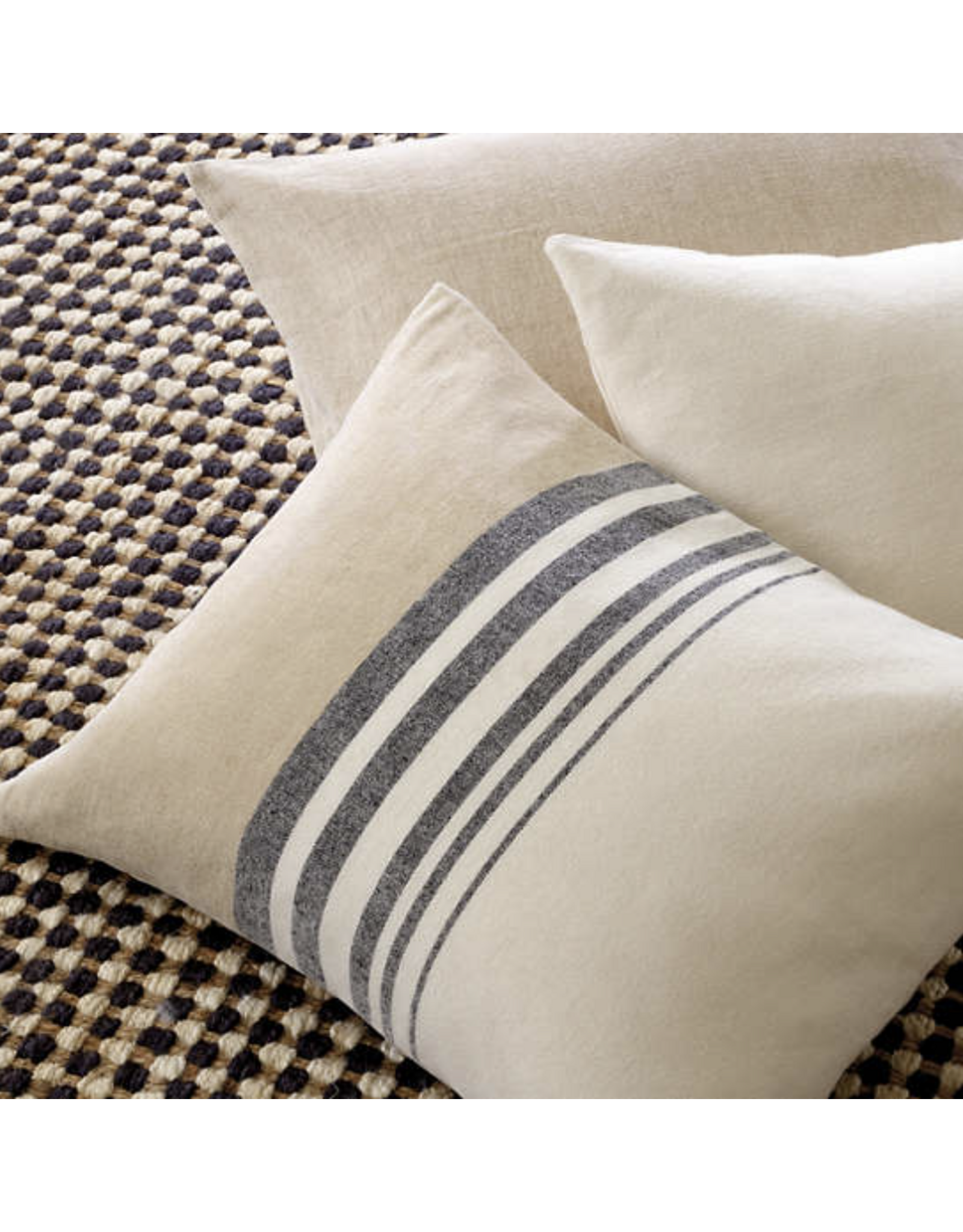 Linen Chenille Striped Sham