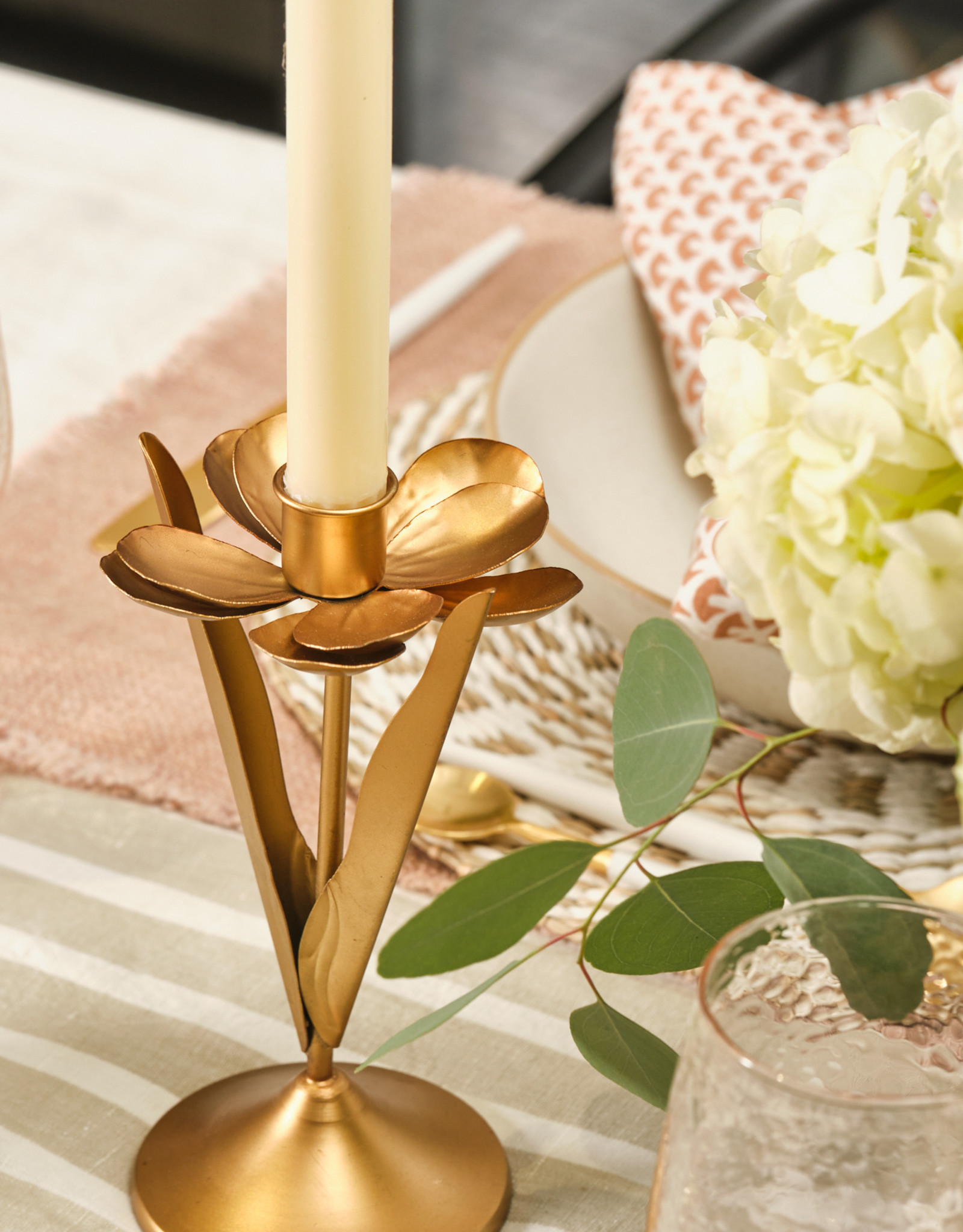 Bloom Candleholder S, Gold