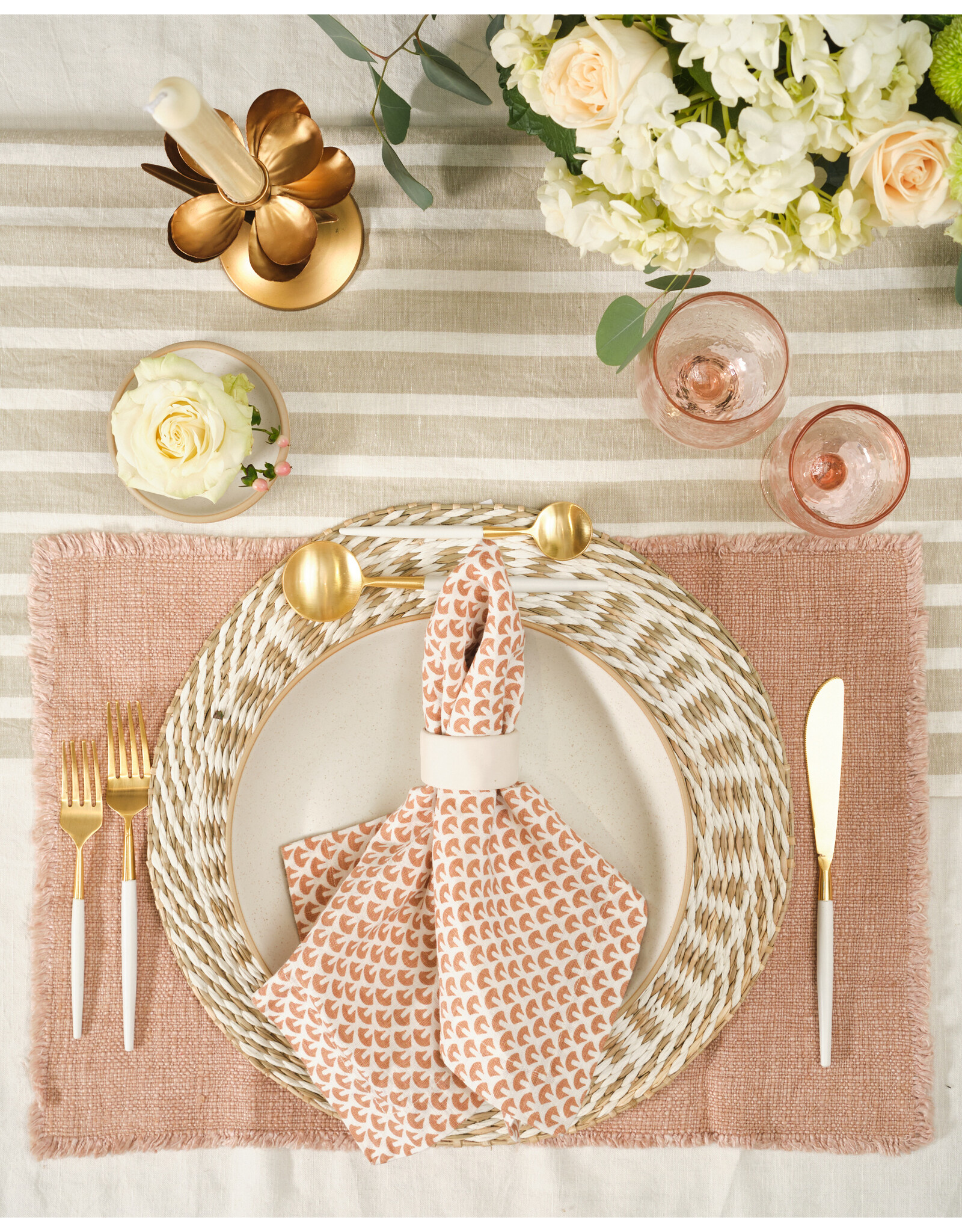 White & Gold Flatware