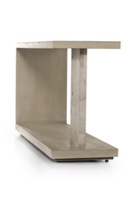 Darian Console Table, White Mahogany