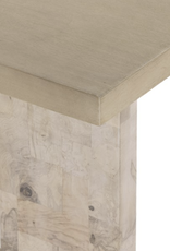 Darian Console Table, White Mahogany