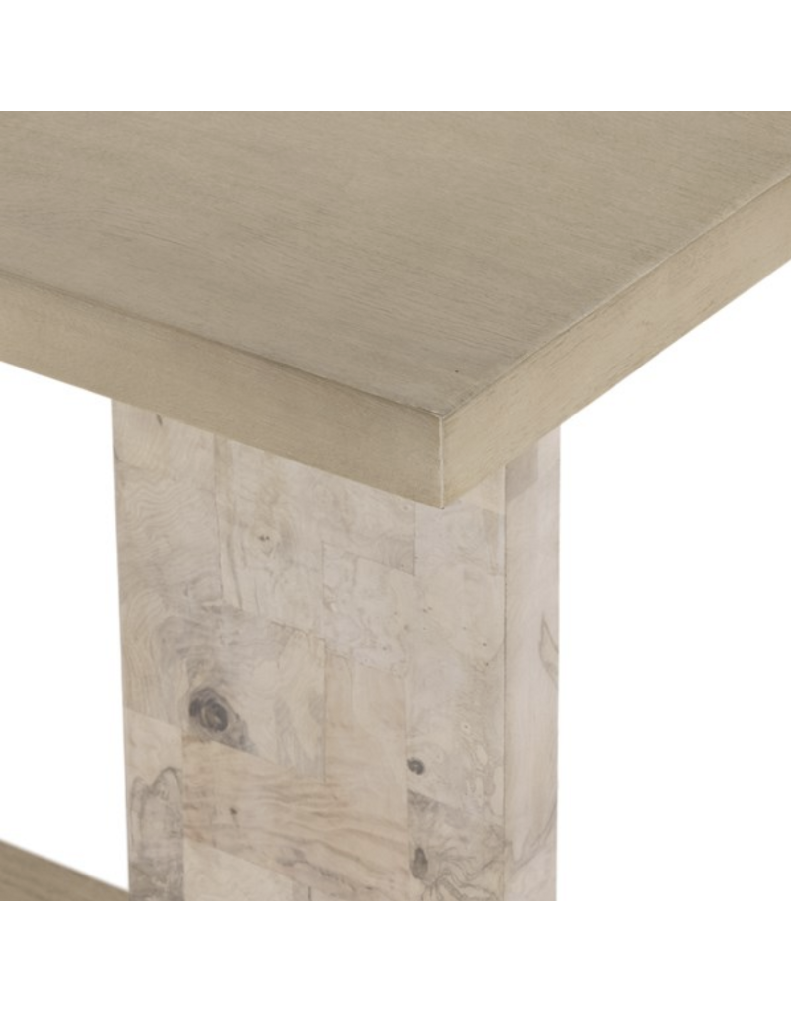 Darian Console Table, White Mahogany
