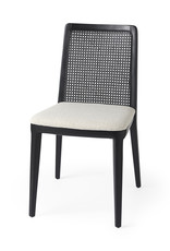 Clara Armless Dining Chair, Black