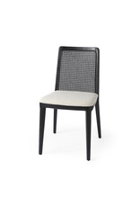 Clara Armless Dining Chair, Black