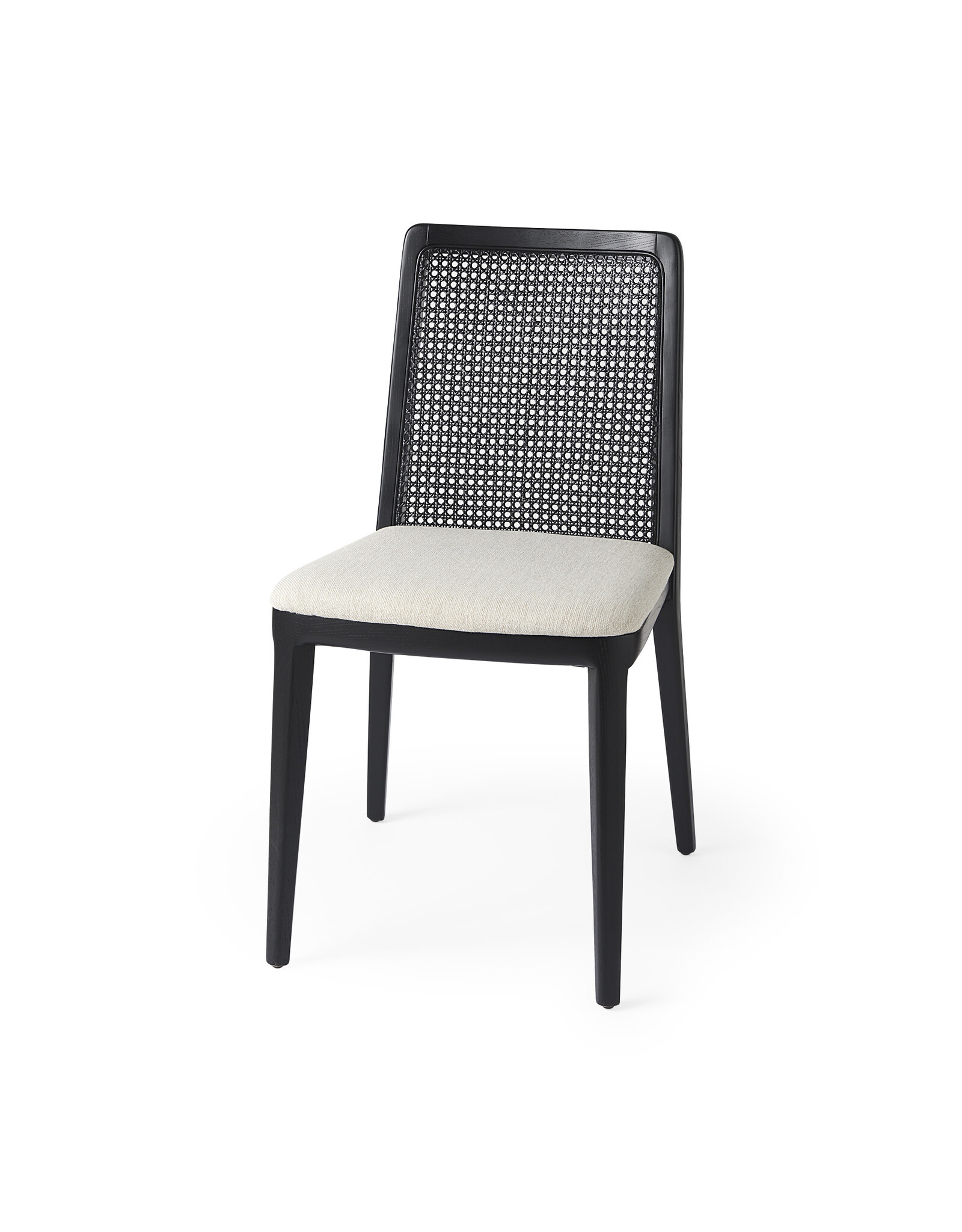 Clara Armless Dining Chair, Black