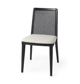 Clara Armless Dining Chair, Black