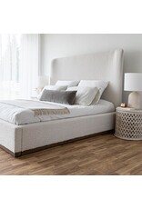 Faye King Bed, Off White