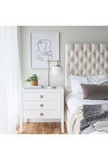 Hara 3 Drawer Dresser - White