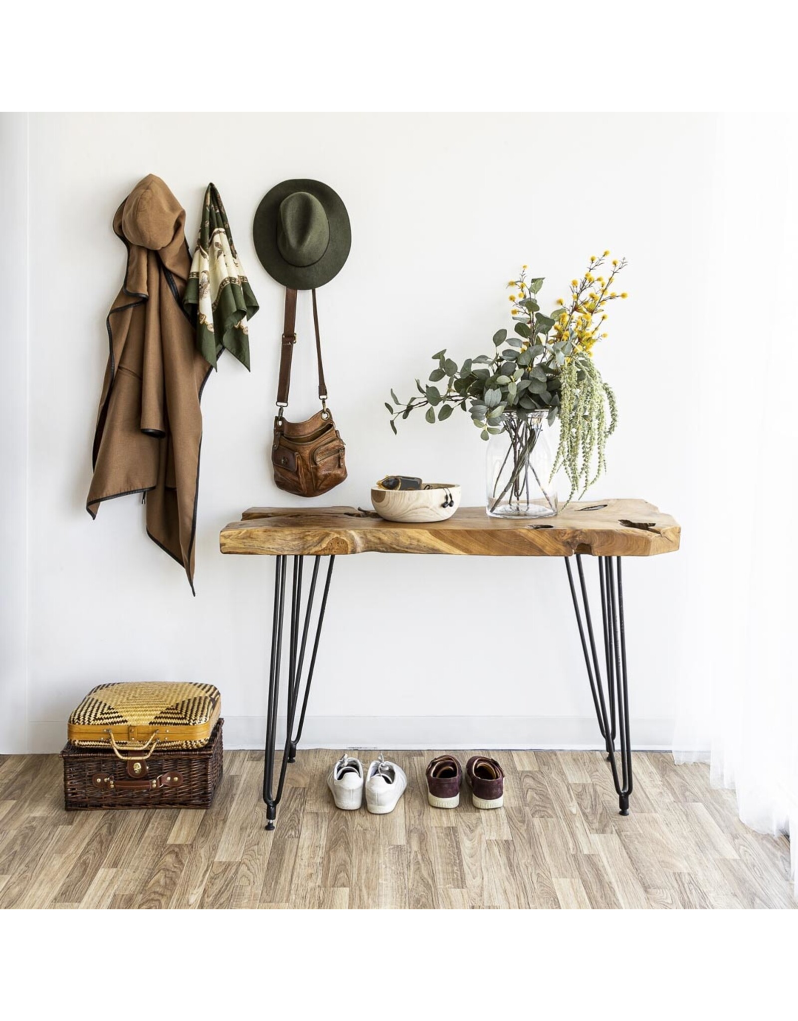 Natura Hairpin Console Table