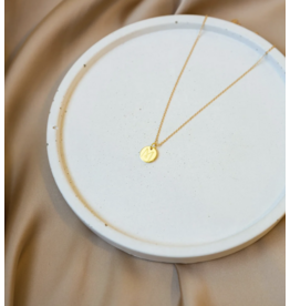 14k Gold Initial Necklace