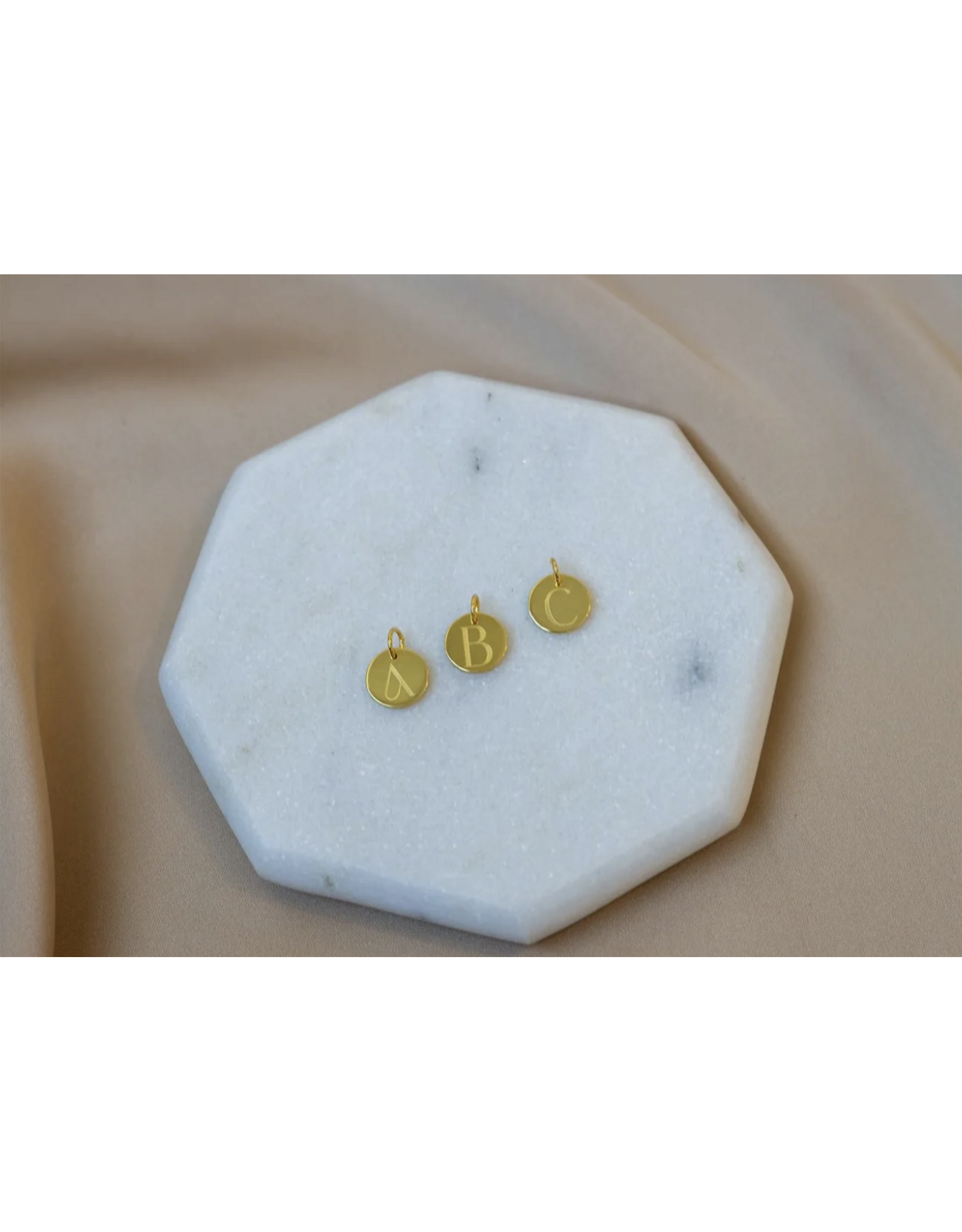 14k Gold Initial Necklace
