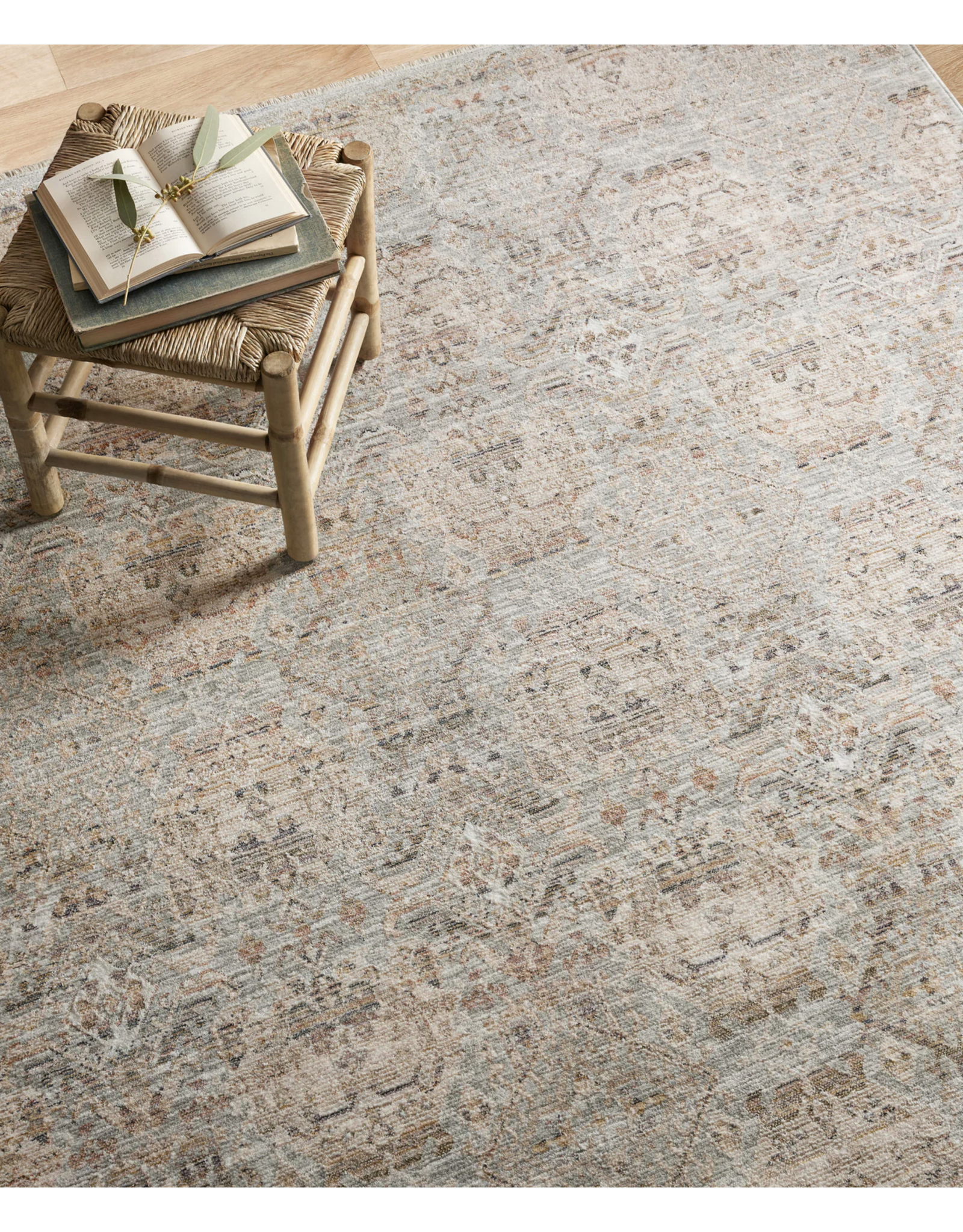 Amber Lewis x Loloi Zuma Rug ZUM-05 Silver/Multi
