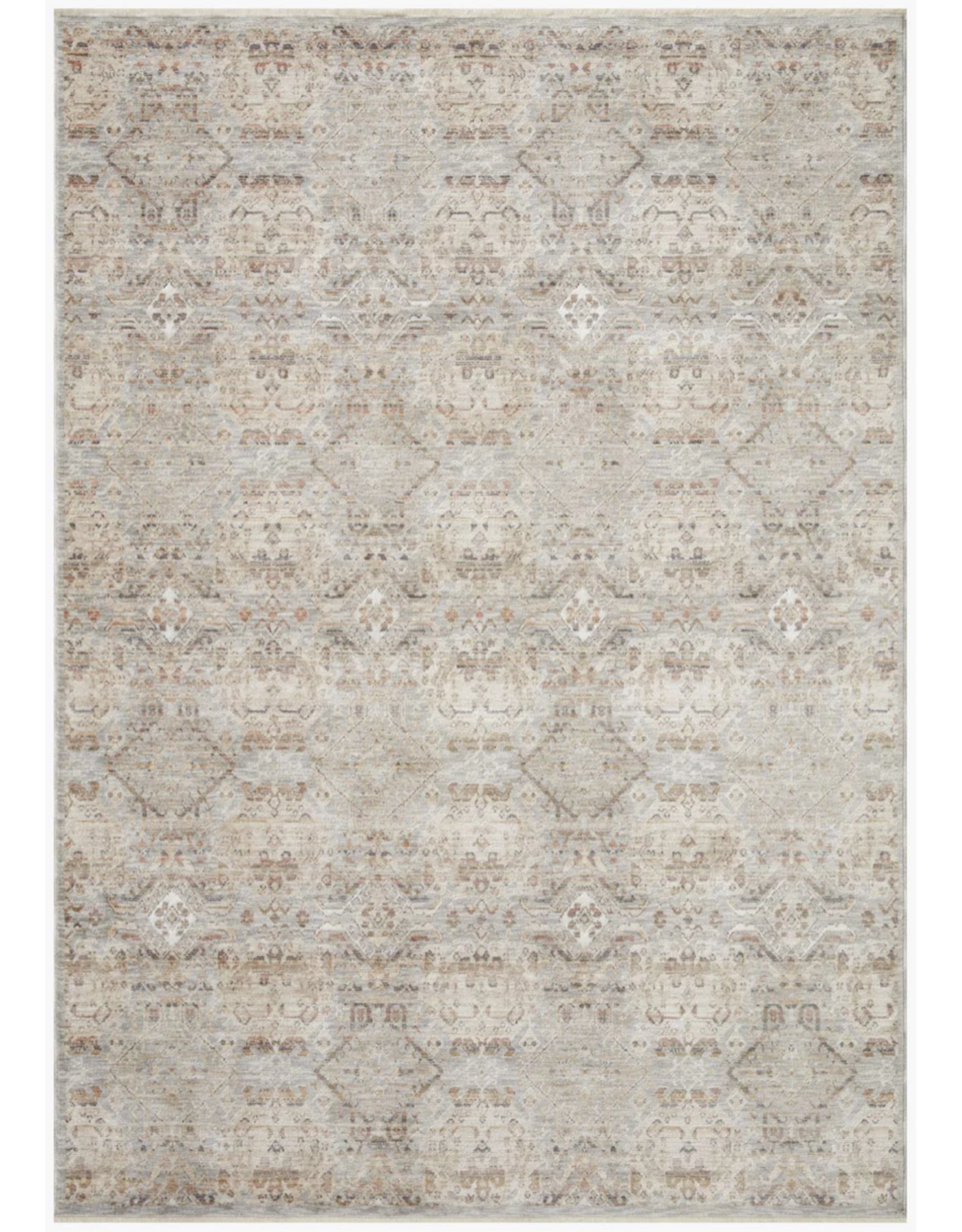 Amber Lewis x Loloi Zuma Rug ZUM-05 Silver/Multi