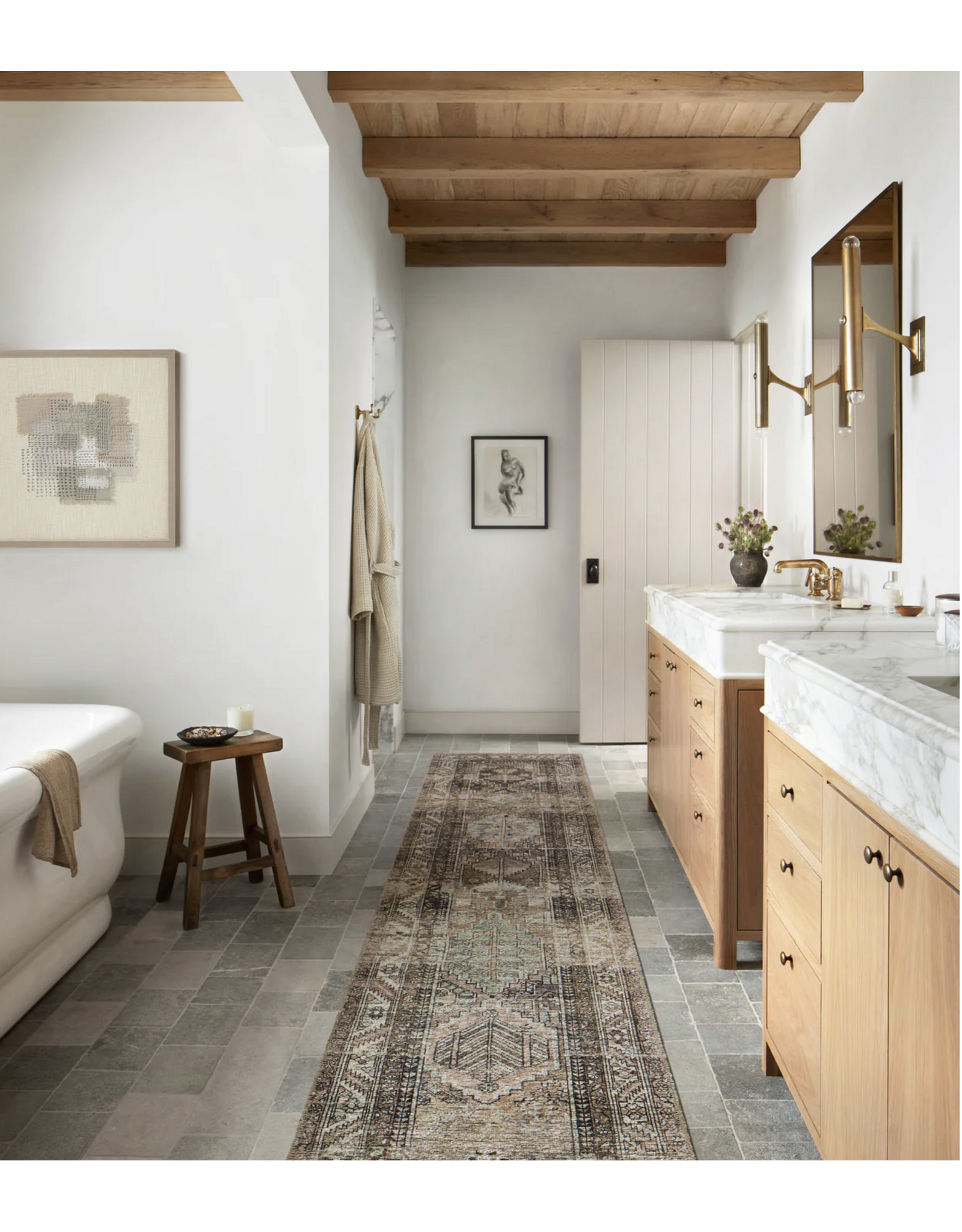 Amber Lewis x Loloi Billie Rug BIL-03 Clay/Sage
