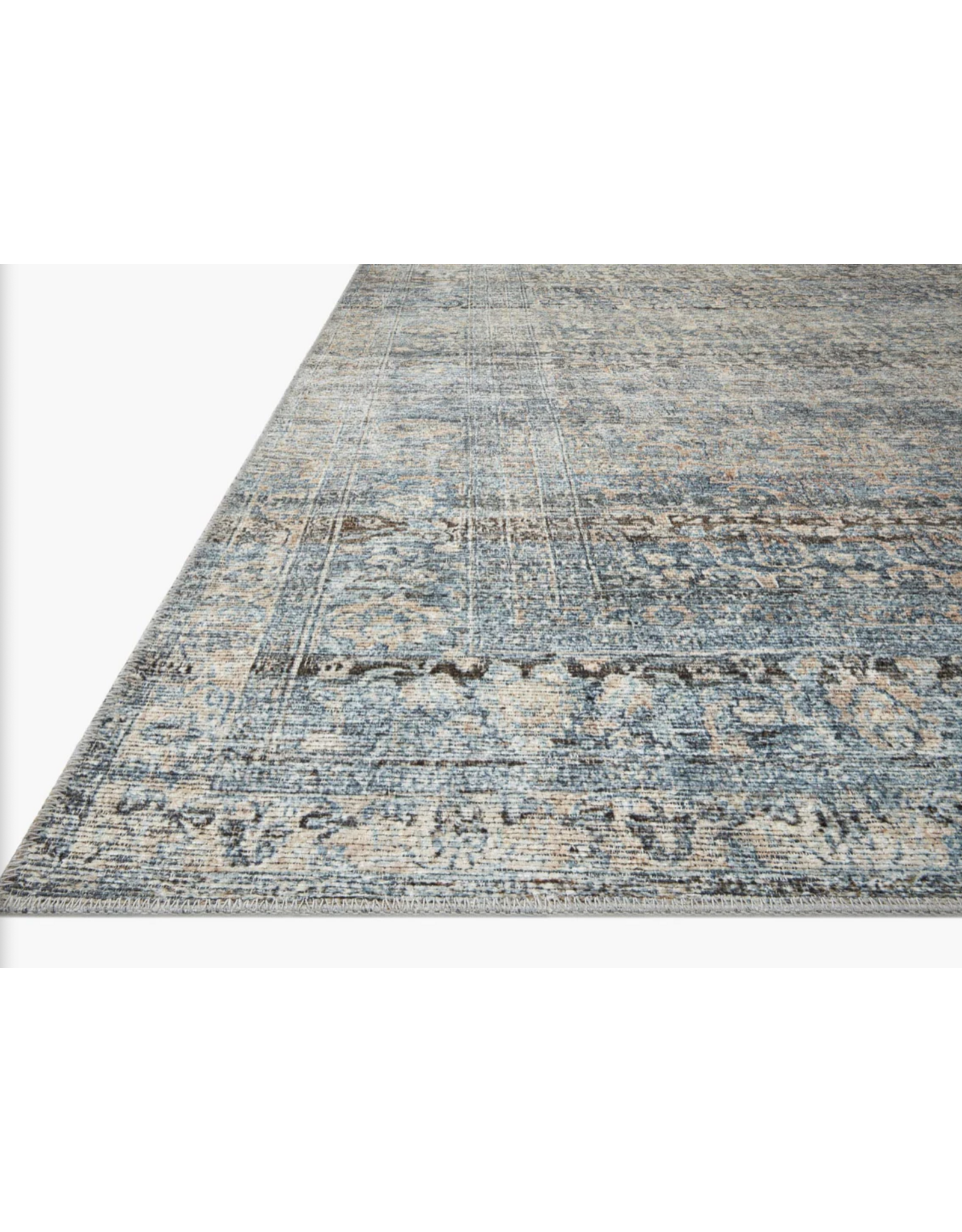 Amber Lewis x Loloi Billie Rug BIL-05 Demin/Blush
