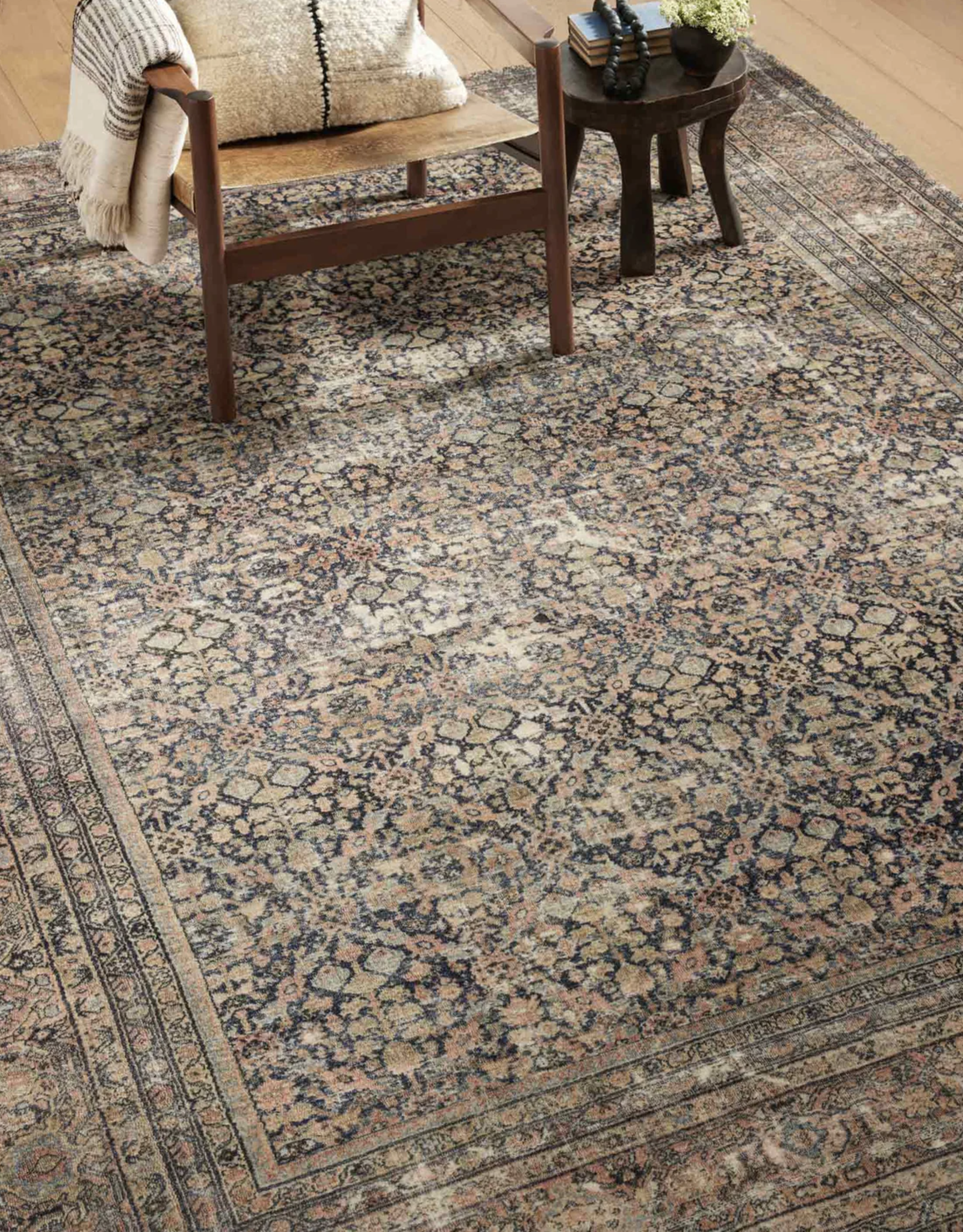 Amber Lewis x Morgan Rug MOG-03 Denim/Multi