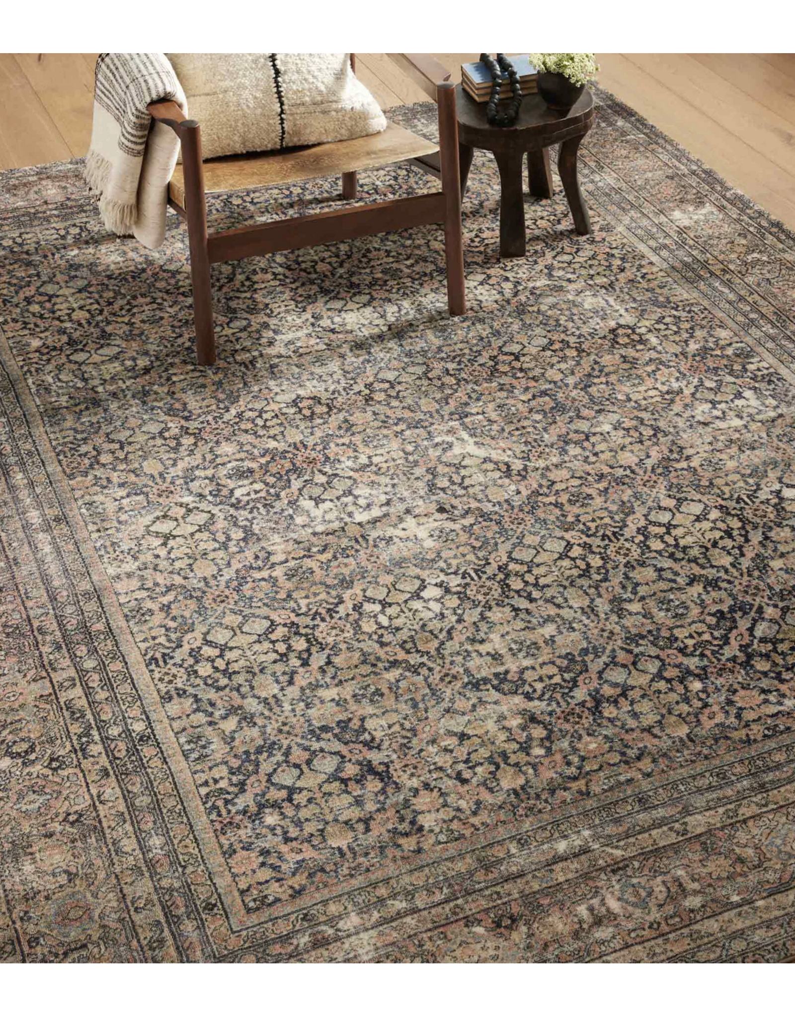 Amber Lewis x Morgan Rug MOG-03 Denim/Multi