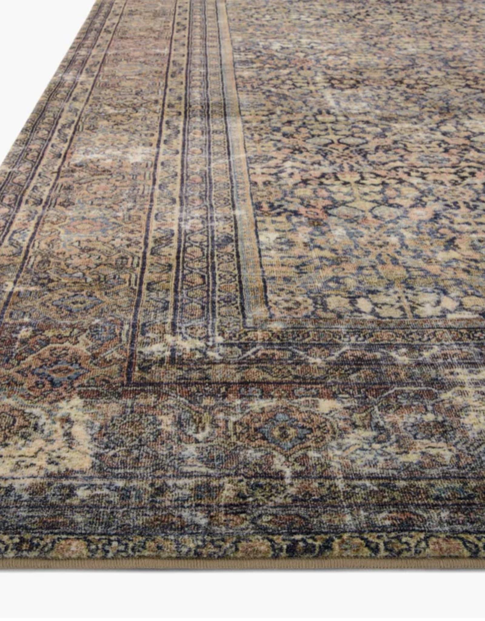 Amber Lewis x Morgan Rug MOG-03 Denim/Multi