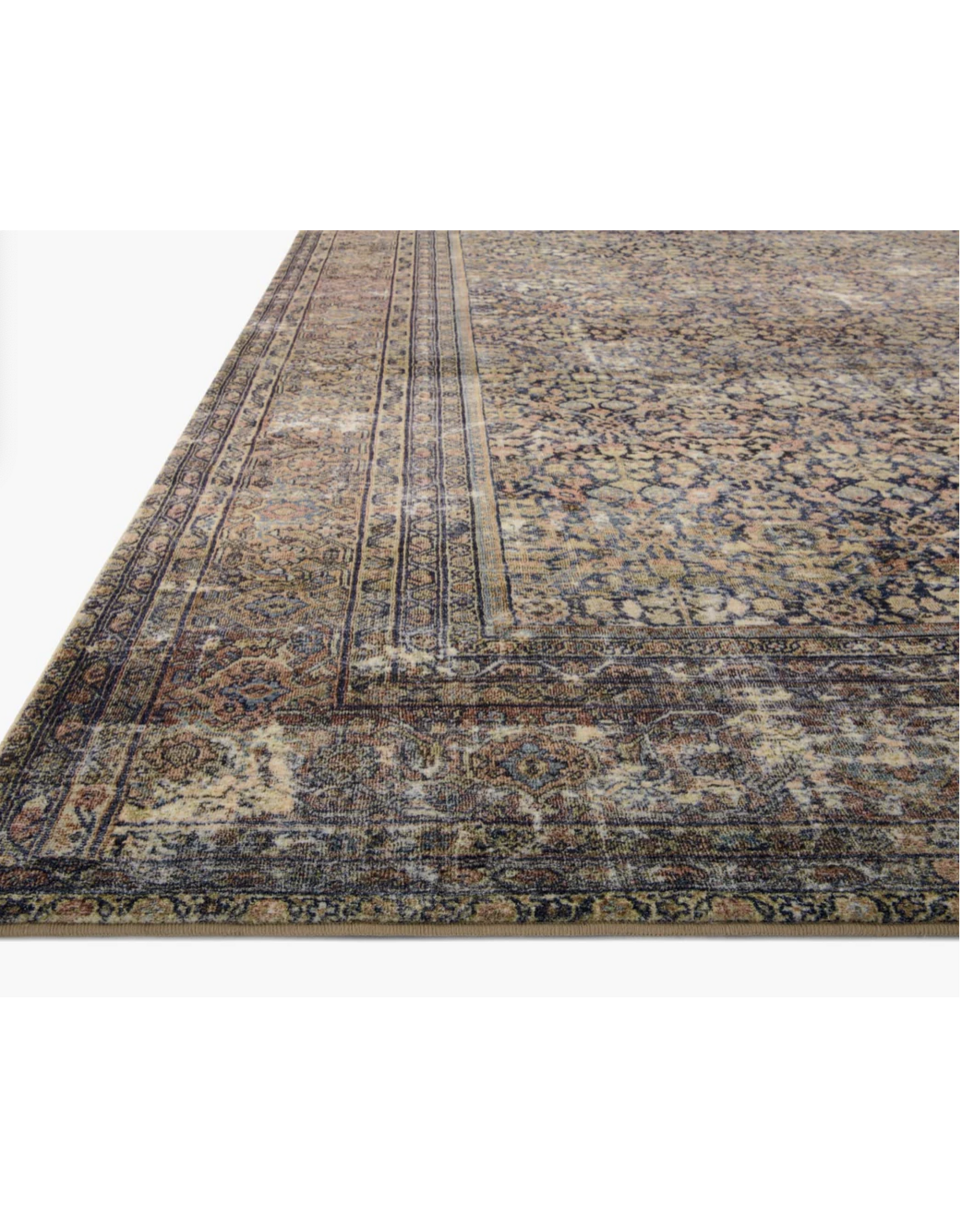 Amber Lewis x Morgan Rug MOG-03 Denim/Multi
