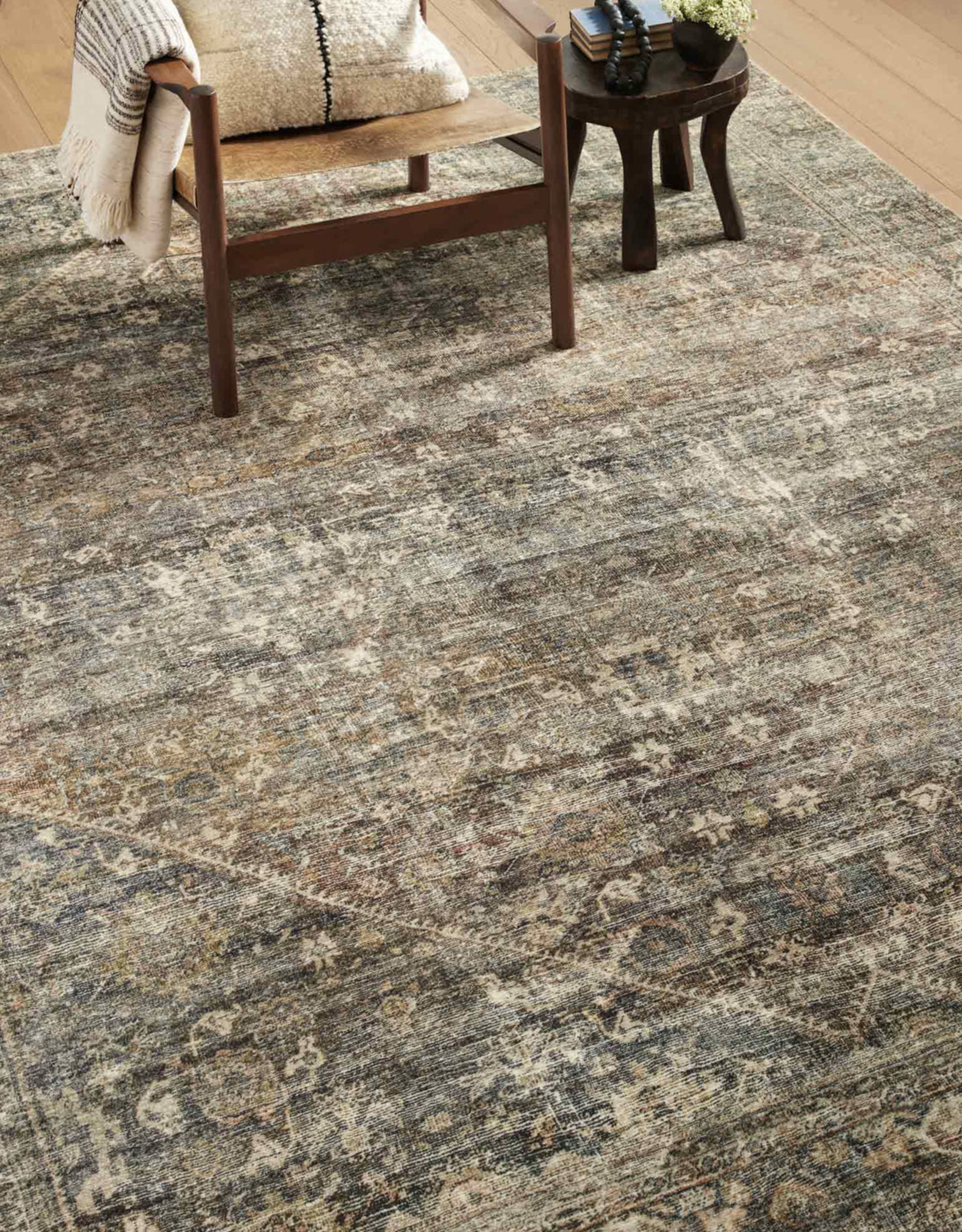 Amber Lewis x Loloi Morgan Rug MOG-05 Spice/Lagoon