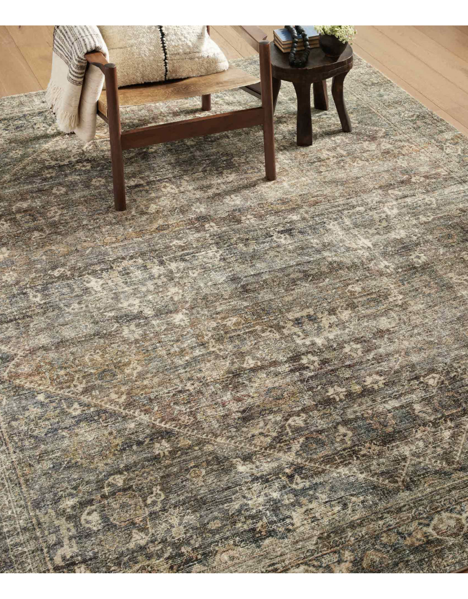 Amber Lewis x Loloi Morgan Rug MOG-05 Spice/Lagoon