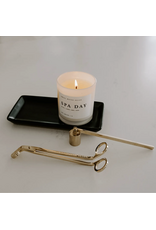 Black Stoneware Tray, Matte
