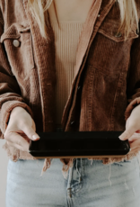 Black Stoneware Tray, Matte