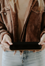 Stoneware Tray in Matte Black