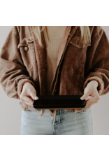 Black Stoneware Tray, Matte