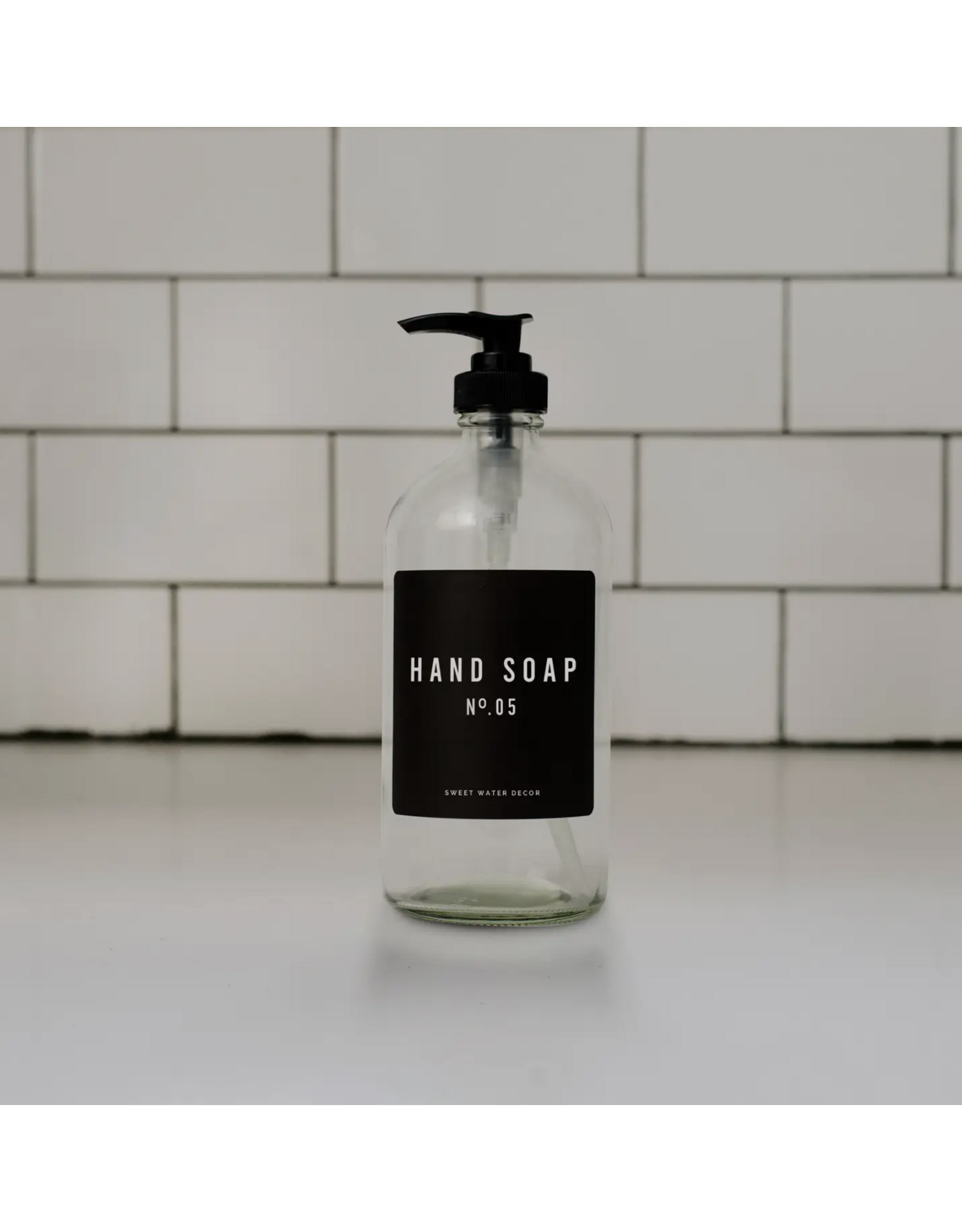 Glass Hand Soap Dispenser