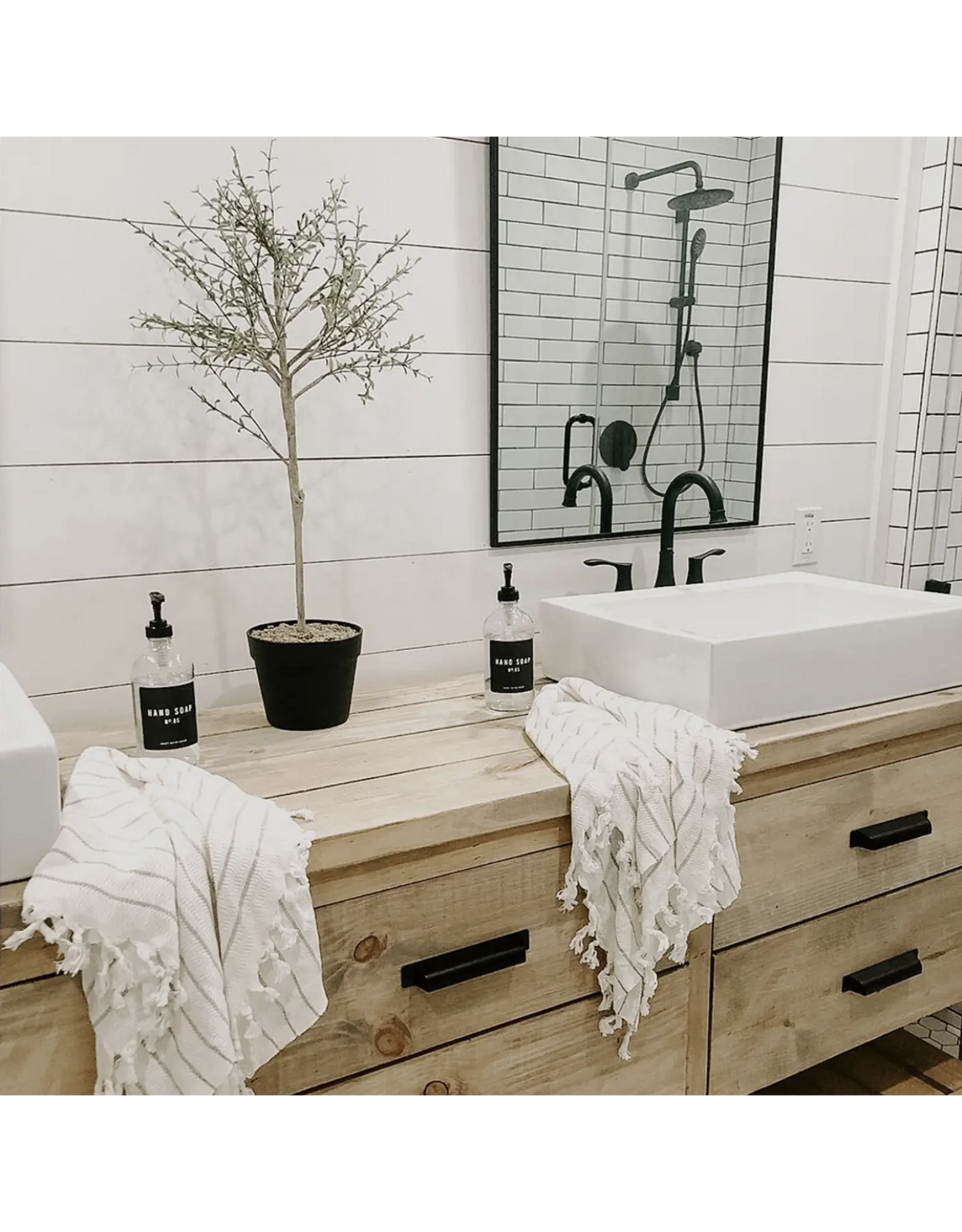 Glass Hand Soap Dispenser