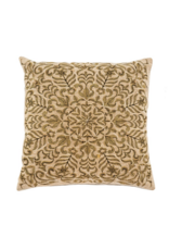 Flora Embroidered Pillow, 20x20