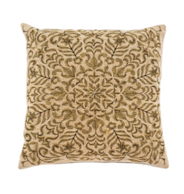 Flora Embroidered Pillow, 20x20