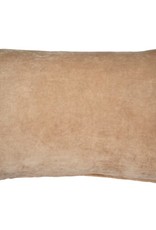 Vera Velvet Pillow, Bisque 16x24